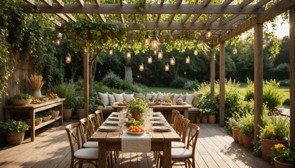Aménager un coin repas convivial en plein air