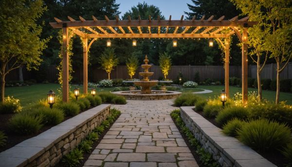 Comment illuminer son jardin à la nuit tombée ?