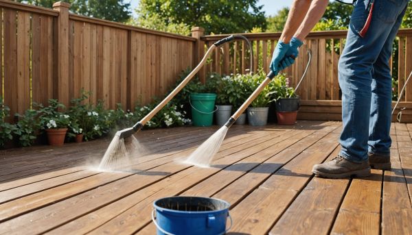 Les étapes clés pour nettoyer sa terrasse en bois