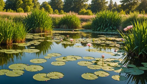 Les plantes épuratrices indispensables au bassin